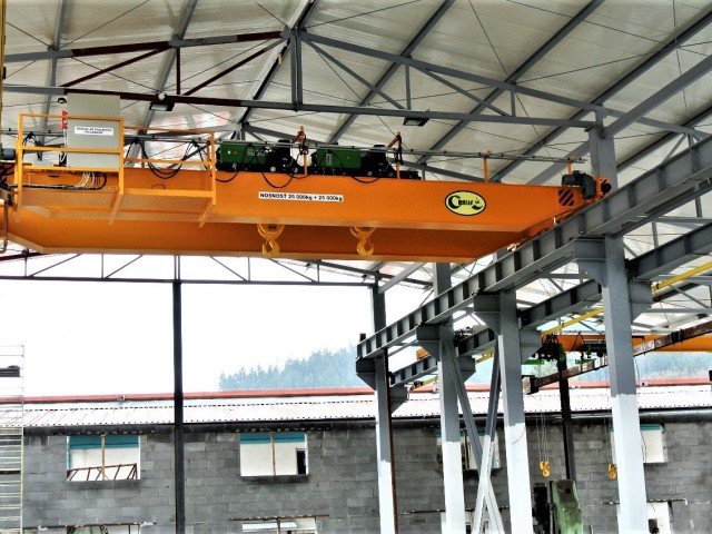 Overhead Crane 25t+25t, Outdoor