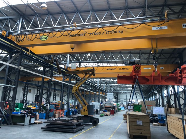 Overhead Cranes 32/12,5t and 40t