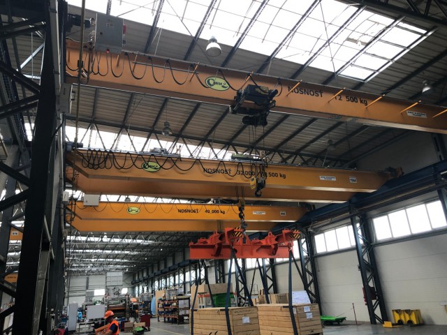 Loaded Overhead Cranes