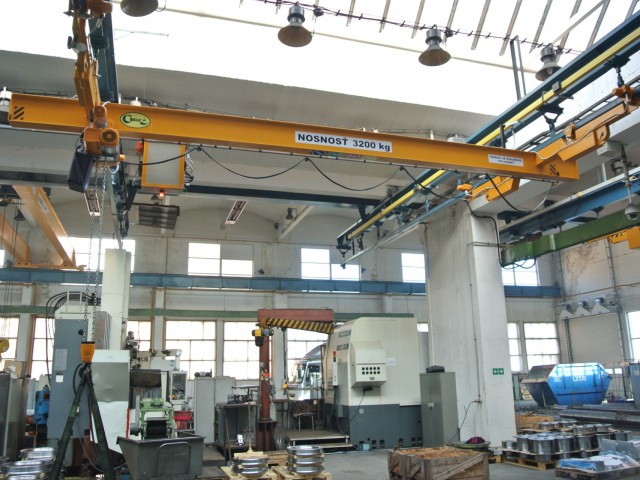 Loaded Underslung Crane, 3,2t