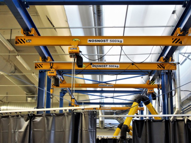 Underslung Bridge Cranes, 500kg