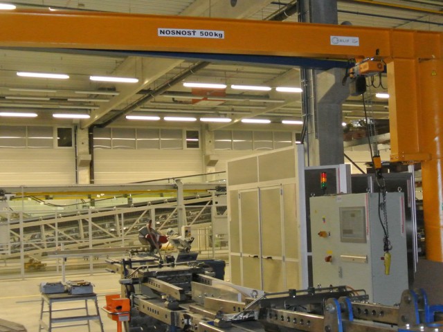 Slewing Jib Crane, 500kg