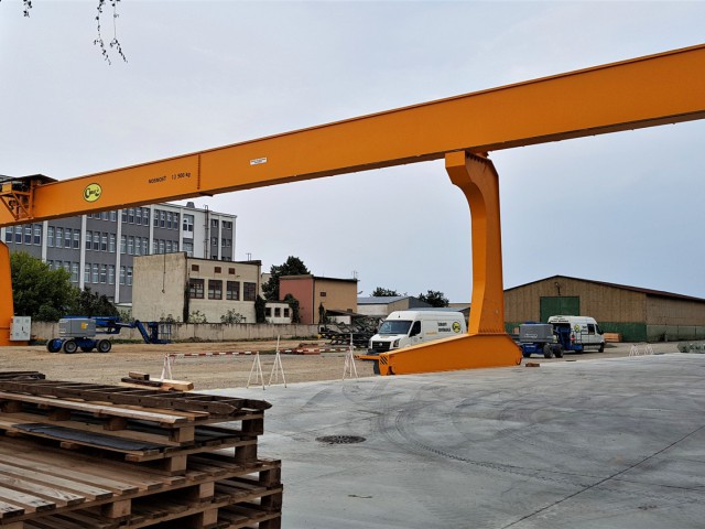 Single-Girder Portal Crane, 12,5t