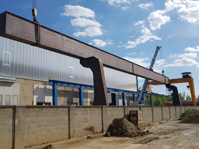 Portal Crane during Production Process