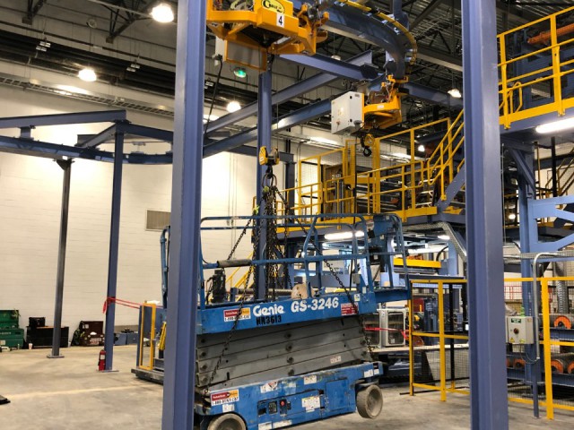 Monorail Crane, STREET+Cralif Hoist, USA