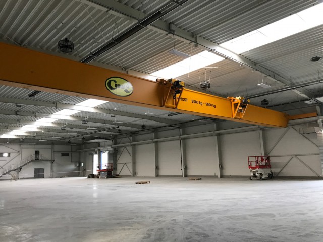 Overhead Crane 5T+5T (Two Special Modified Hoists)