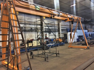 Double-Girder Portal Crane 4T + Special Hoist Cralif